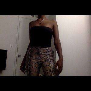 Snake skin pants vintage